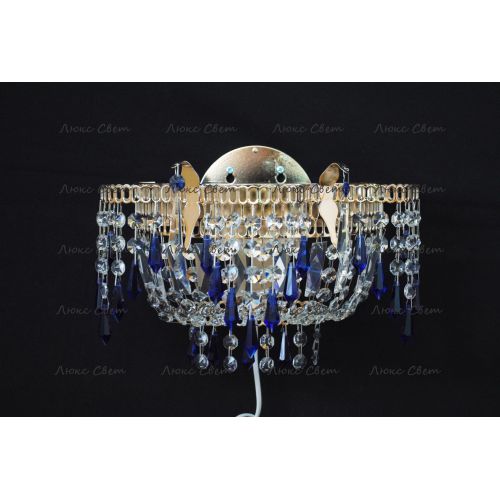 Бра Айсберг синяя в Подольске Гусь Хрустальный