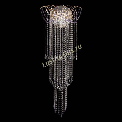 Бра Агата №1 длинная фиолетовая в Подольске Гусь Хрустальный