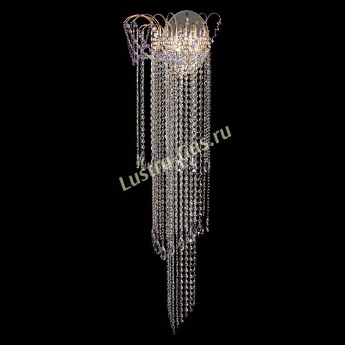 Бра Агата №1 длинная фиолетовая в Подольске Гусь Хрустальный