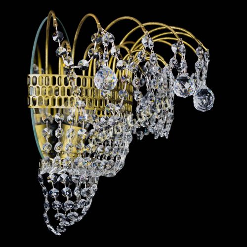 Бра Агата №3 под бронзу с зеркалом в Подольске Гусь Хрустальный