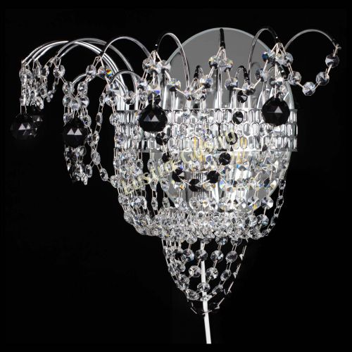 Бра Агата №3 черная в Подольске Гусь Хрустальный