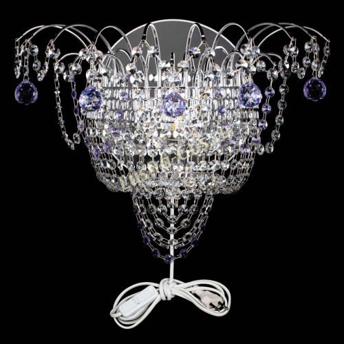Бра Агата №3 фиолетовая в Подольске Гусь Хрустальный
