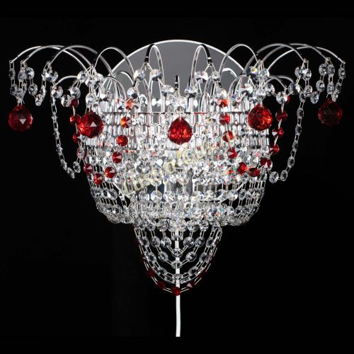 Бра Агата №3 красная в Подольске Гусь Хрустальный