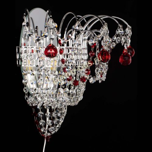 Бра Агата №3 красная в Подольске Гусь Хрустальный