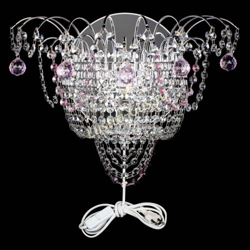 Бра Агата №3 розовая в Подольске Гусь Хрустальный