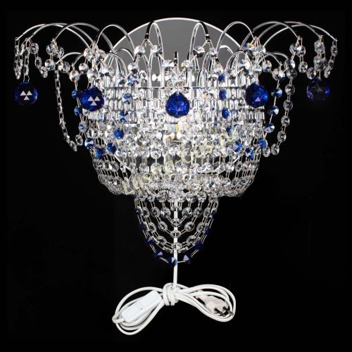 Бра Агата №3 синяя в Подольске Гусь Хрустальный