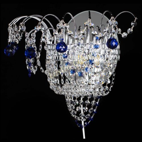 Бра Агата №3 синяя в Подольске Гусь Хрустальный