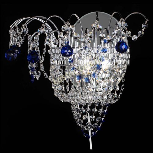 Бра Агата №3 синяя в Подольске Гусь Хрустальный