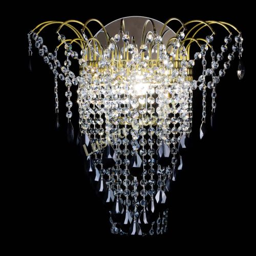 Бра Агата №4 под бронзу Черная в Подольске Гусь Хрустальный