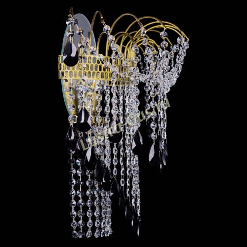 Бра Агата №4 под бронзу Черная в Подольске Гусь Хрустальный