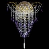 Бра Агата №4 под бронзу Фиолетовая в Подольске