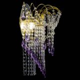 Бра Агата №4 под бронзу Фиолетовая в Подольске