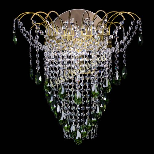 Бра Агата №4 под бронзу Зеленая в Подольске Бра Агата №4 под бронзу Зеленая в Подольске