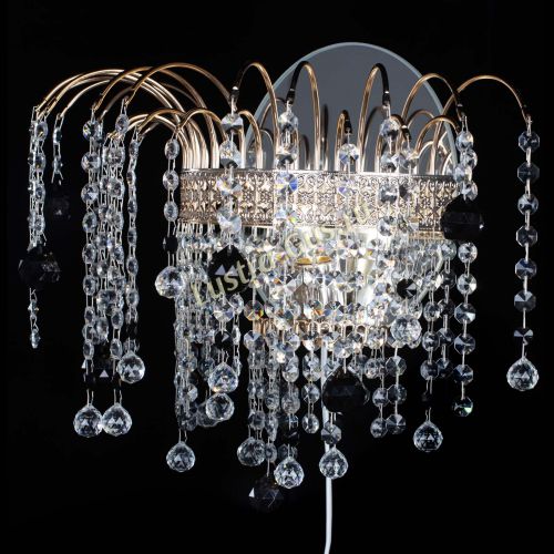 Бра Агата Венеция шар черная в Подольске Гусь Хрустальный