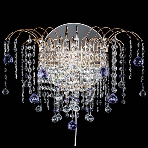 Бра Агата Венеция шар фиолетовая в Подольске Гусь Хрустальный