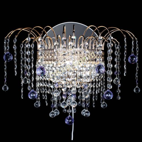 Бра Агата Венеция шар фиолетовая в Подольске Гусь Хрустальный