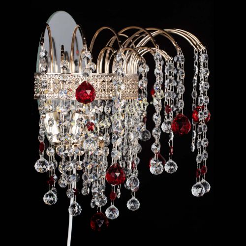 Бра Агата Венеция шар красная в Подольске Гусь Хрустальный