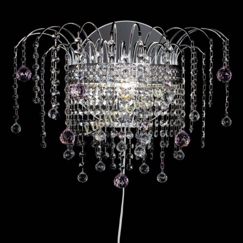 Бра Агата Венеция шар розовая в Подольске Гусь Хрустальный