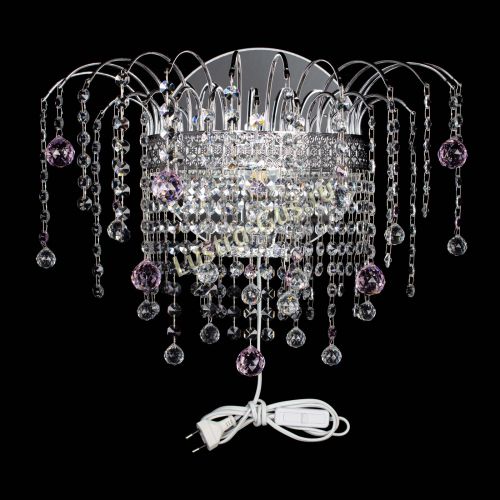 Бра Агата Венеция шар розовая в Подольске Гусь Хрустальный