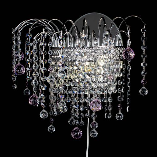 Бра Агата Венеция шар розовая в Подольске Гусь Хрустальный