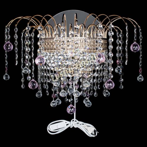 Бра Агата Венеция шар розовая в Подольске Гусь Хрустальный