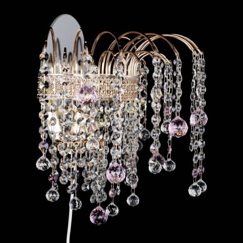 Бра Агата Венеция шар розовая в Подольске Гусь Хрустальный