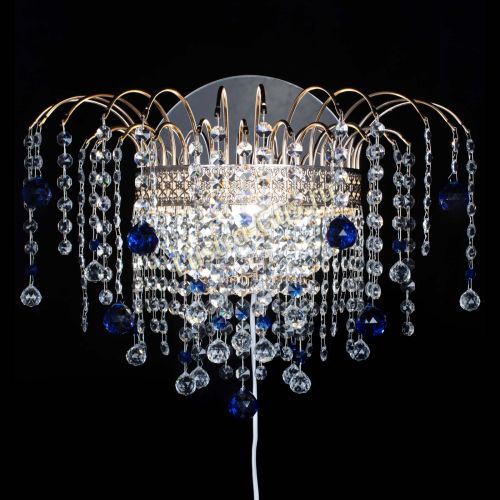 Бра Агата Венеция шар синяя в Подольске Гусь Хрустальный