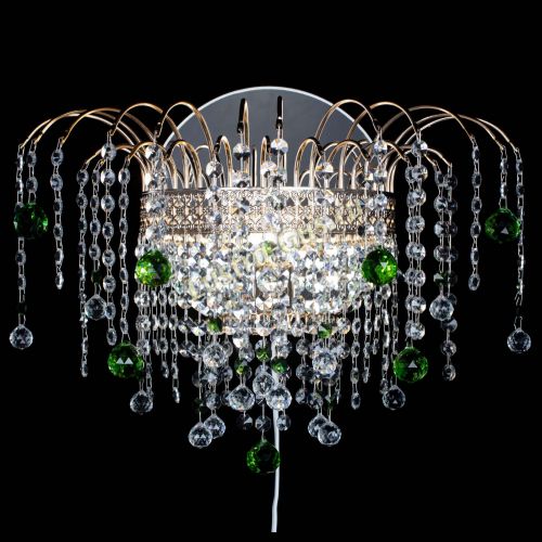 Бра Агата Венеция шар зеленая в Подольске Гусь Хрустальный
