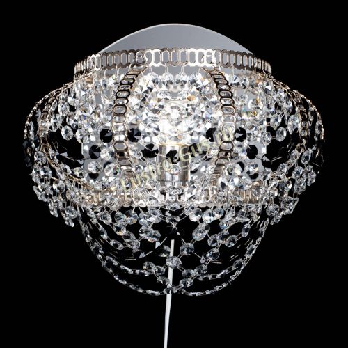 Бра Альфа №1 черная в Подольске Гусь Хрустальный