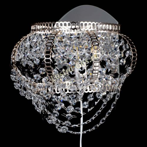 Бра Альфа №1 черная в Подольске Гусь Хрустальный