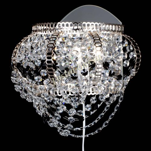 Бра Альфа №1 черная в Подольске Гусь Хрустальный