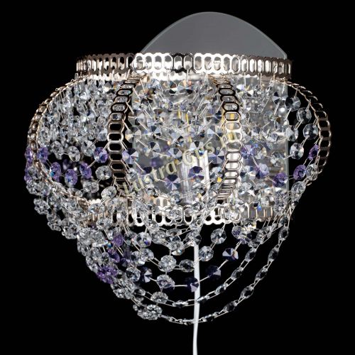 Бра Альфа №1 фиолетовая в Подольске Гусь Хрустальный