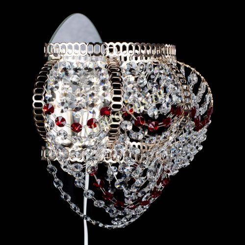 Бра Альфа №1 красная в Подольске Гусь Хрустальный