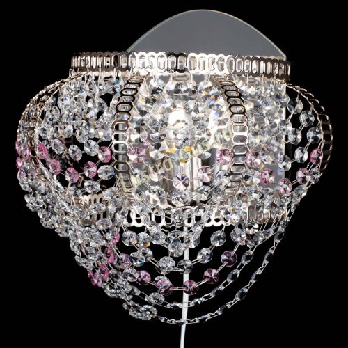 Бра Альфа №1 розовая в Подольске Гусь Хрустальный