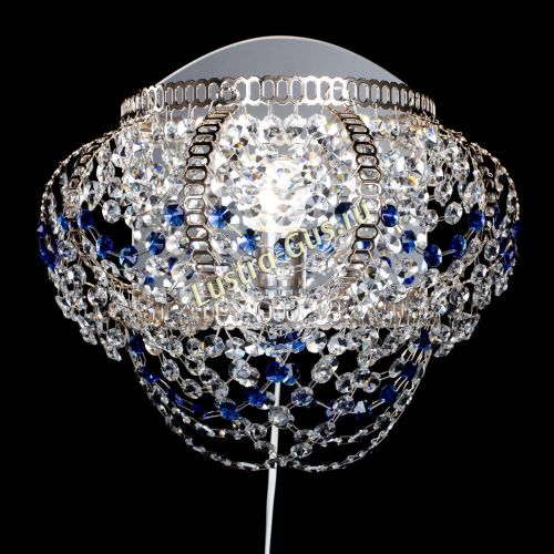 Бра Альфа №1 синяя в Подольске Гусь Хрустальный