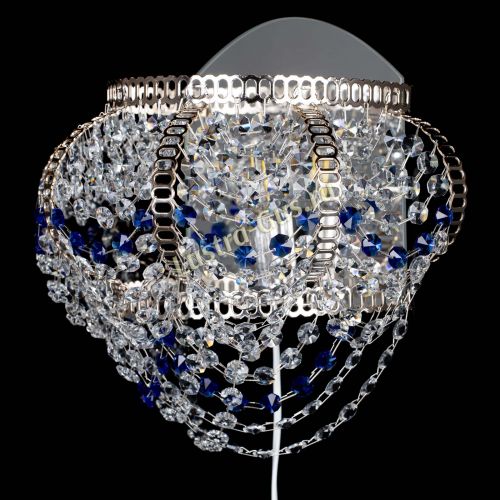 Бра Альфа №1 синяя в Подольске Гусь Хрустальный