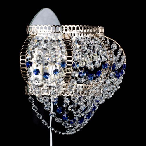 Бра Альфа №1 синяя в Подольске Гусь Хрустальный