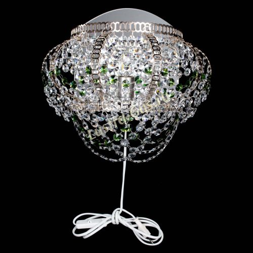 Бра Альфа №1 зеленая в Подольске Гусь Хрустальный