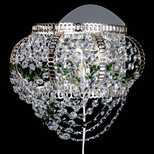 Бра Альфа №1 зеленая в Подольске Гусь Хрустальный