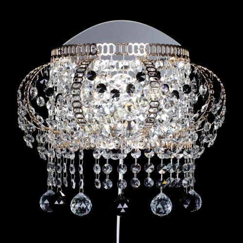 Бра Альфа №2 черная в Подольске Гусь Хрустальный