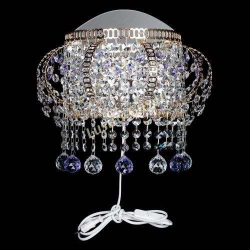 Бра Альфа №2 фиолетовая в Подольске Гусь Хрустальный