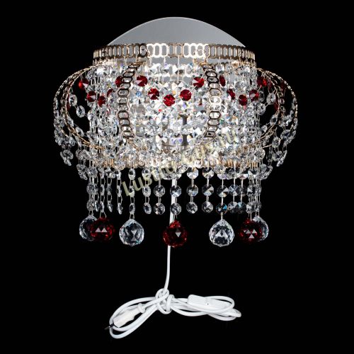 Бра Альфа №2 красная в Подольске Гусь Хрустальный