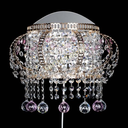 Бра Альфа №2 розовая в Подольске Гусь Хрустальный