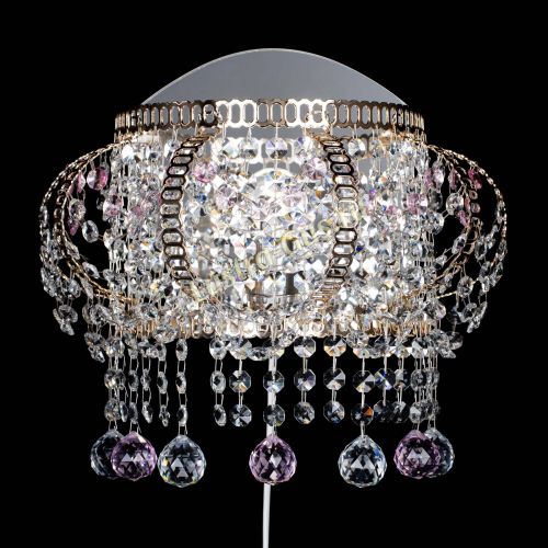 Бра Альфа №2 розовая в Подольске Гусь Хрустальный