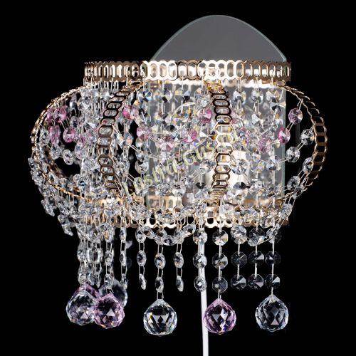 Бра Альфа №2 розовая в Подольске Гусь Хрустальный