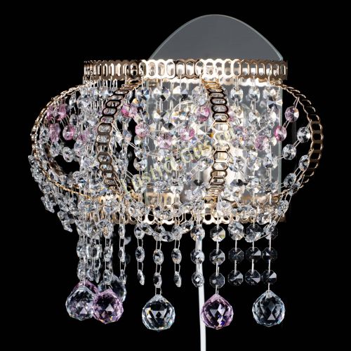 Бра Альфа №2 розовая в Подольске Гусь Хрустальный