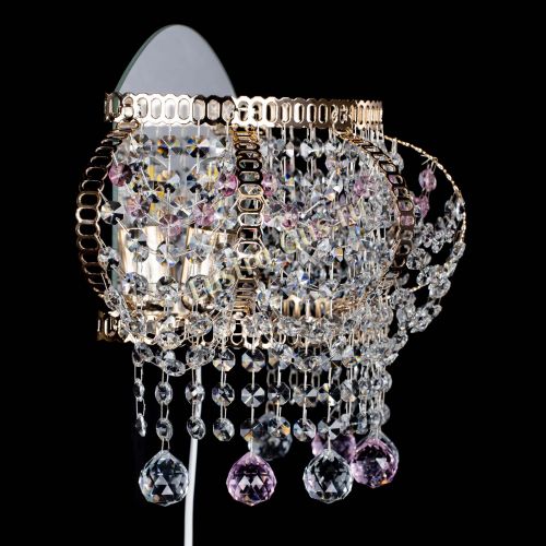 Бра Альфа №2 розовая в Подольске Гусь Хрустальный