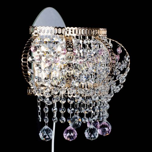 Бра Альфа №2 розовая в Подольске Гусь Хрустальный