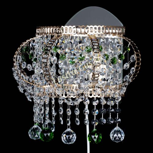 Бра Альфа №2 зеленая в Подольске Гусь Хрустальный