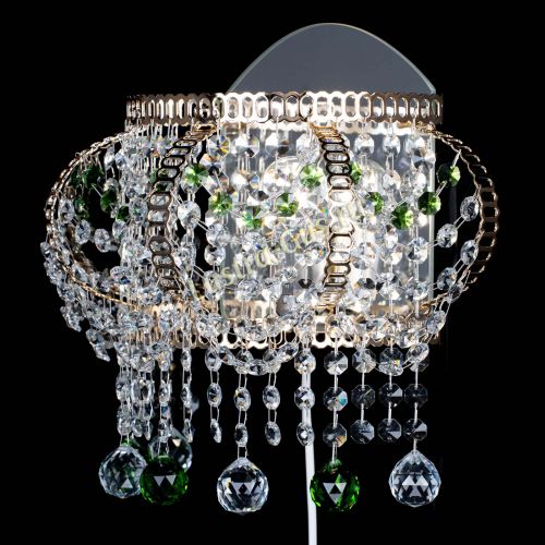 Бра Альфа №2 зеленая в Подольске Гусь Хрустальный